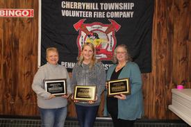 Community Service Honorees Deb Cover, Becky Zemlock and Connie Ringler
